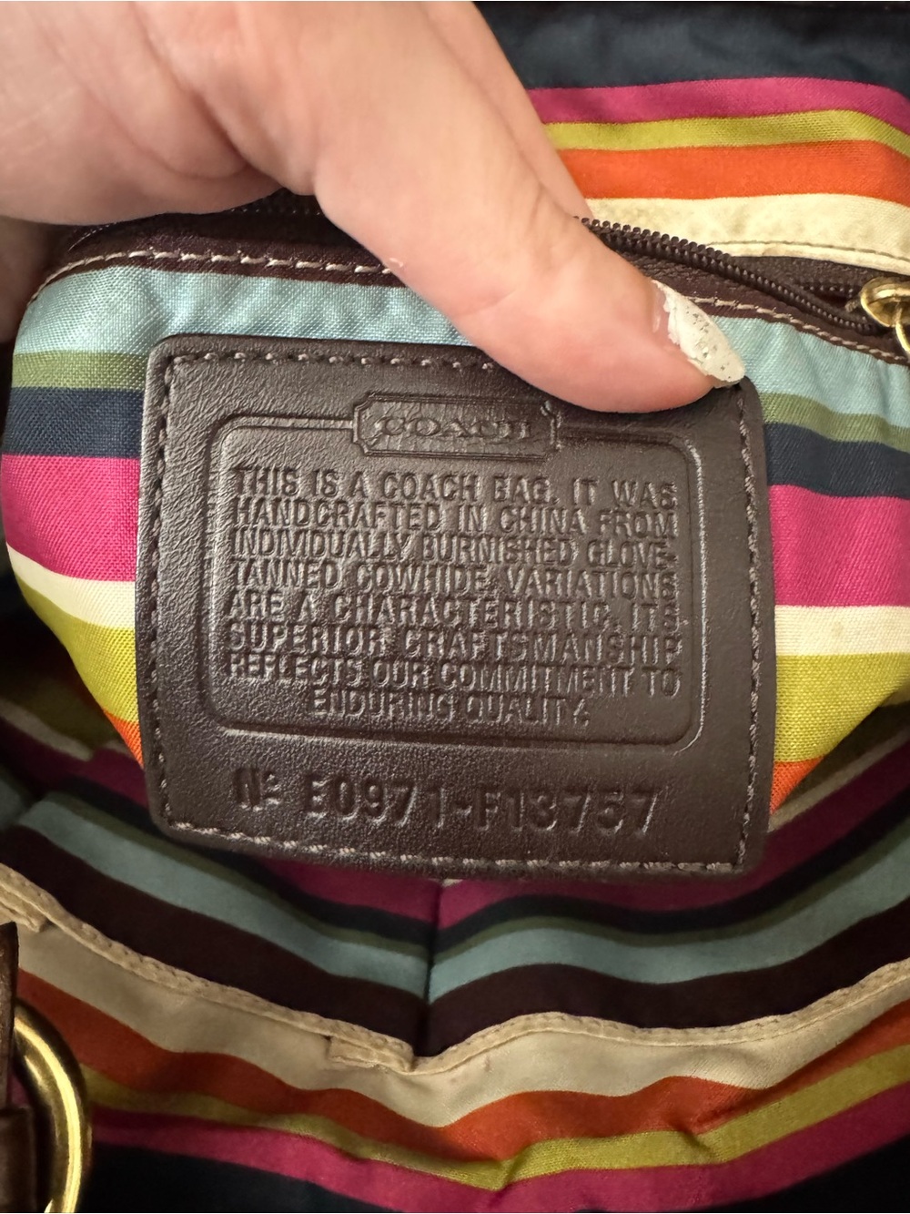 Coach Lily Legacy Turnlock Shoulder Bag - Picture 10 of 10